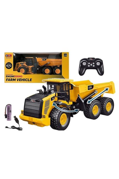adar Vehicul RC cu telecomandă radio, camion basculant de construcții