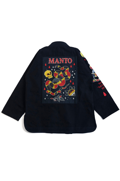 Mantovani MANTO Kimono Gi BJJ model CORAL negru mărime A1