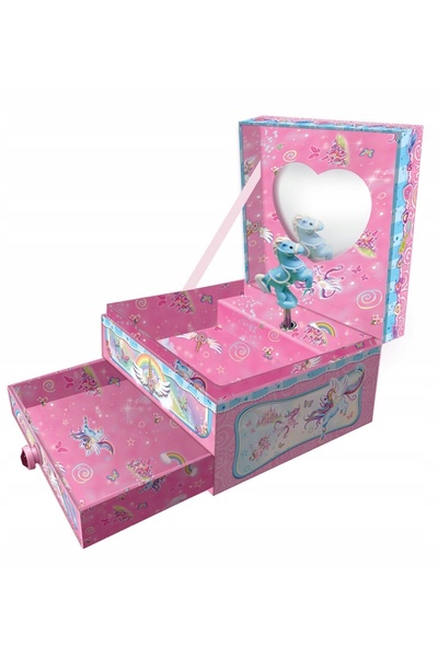 Pecoware Cutie muzicală cu sertar Unicorn