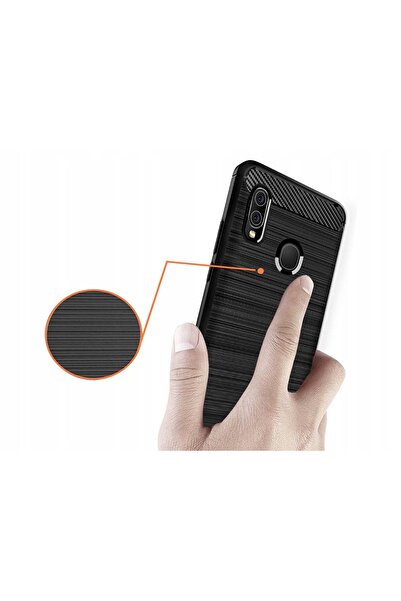 ALOGY Husă tip armură rezistentă pentru Samsung Galaxy A30/A20/M10S, neagră