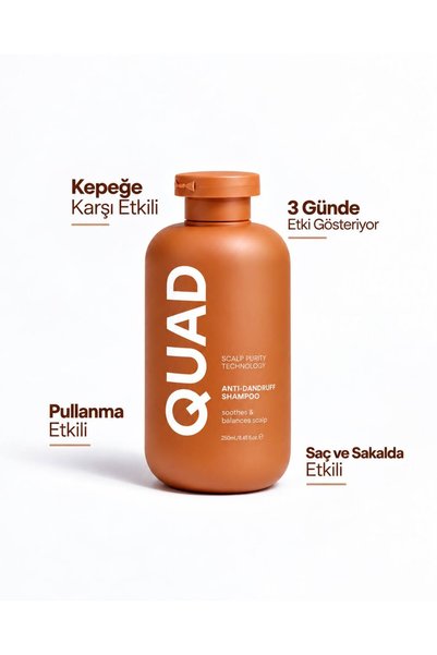 QUAD Anti-Dandruff Shampoo – Anti-Dandruff Balancing Shampoo
