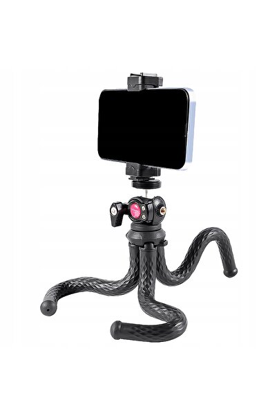 ulanzi Trepied flexibil cu suport pentru smartphone, cap rotativ 360°, filet ...