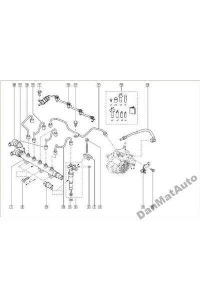 MC Conductă retur injector Renault Trafic II Opel Vivaro A 2.0 DCI
