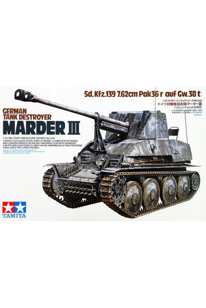 TAMIYA 1/35 Vânător de tancuri german Marder III 35248