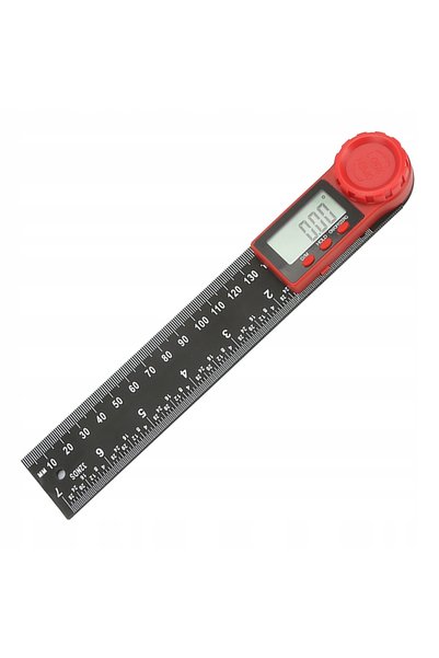 NO BRAND Goniometru electronic digital metalic cu ecran LCD 200mm 360 °