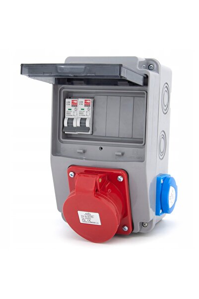 ELS Elektrotechnika Cutie de distribuție a energiei 32A/5, protejată, 2*230V ...