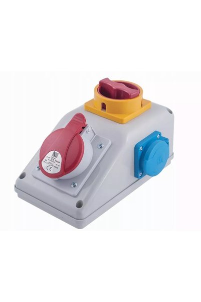 PAWBOL R-BOX KOMPAKT tablou de distribuție 32A/4P 2X250V cu protecție la supr...
