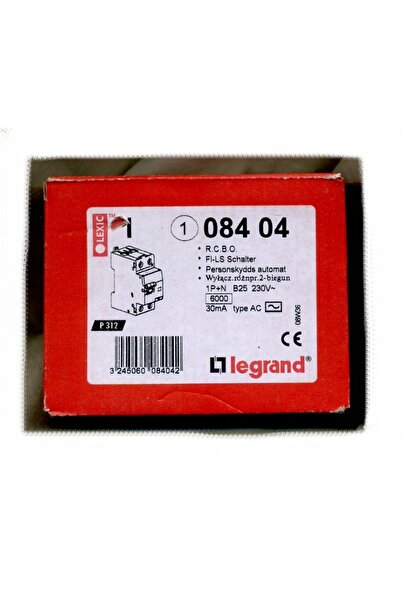 Legrand P312 2P B 25A 30MA întrerupător diferențial de curent