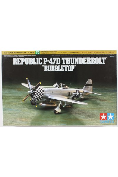 TAMIYA 1/72 Republic P-47D Thunderbolt Bubbletop 60770