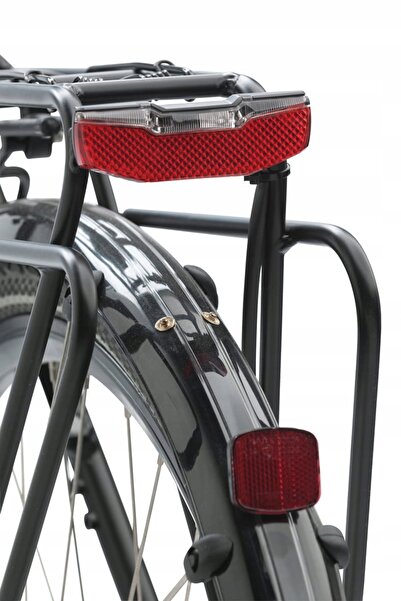 Axa Lampă spate bicicletă pentru bara spate Blueline Steady de 80 mm cu refle...
