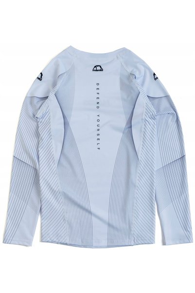 Mantovani MANTO Rashguard tricou cu mânecă lungă FLOW alb mărime XXL