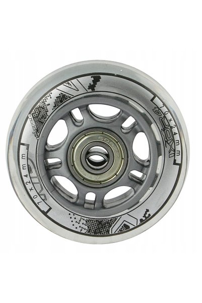 Nils Extreme PU 70x24 82A TRANSPARENT (4 bucăți) ABEC-7 (8 bucăți) SET