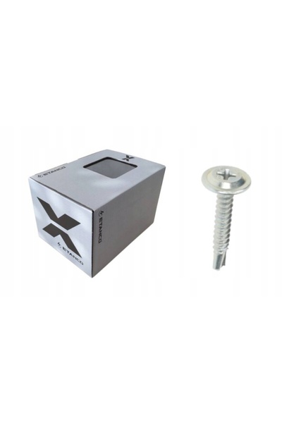 Etanco Șuruburi autofiletante 4,2x25 pentru tablă, cu șaibă, zincate GM-B500 ...