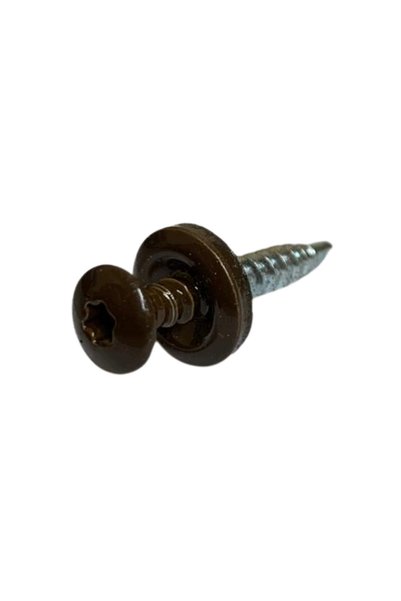 Etanco Șuruburi agricole pentru tablă 4,8x20 TORX RAL 8014 250 bucăți