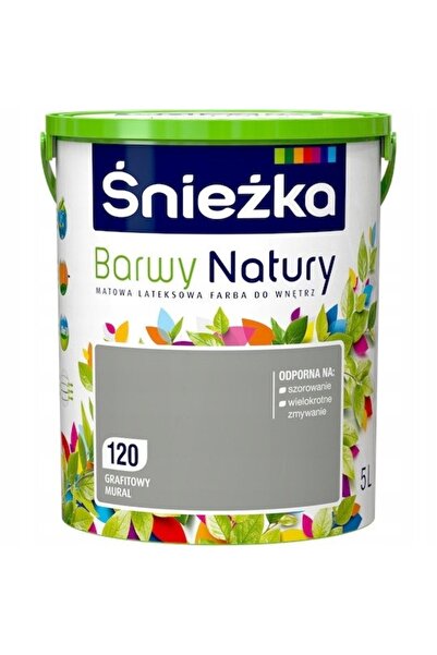 Śnieżka BARWY NATURY - GRAFIT MURAL 120 - 5L