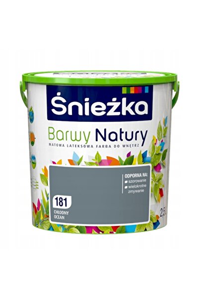 Śnieżka CULORI DE NATURET Vopsea de perete interioară Ocean Rece 181 2.5L