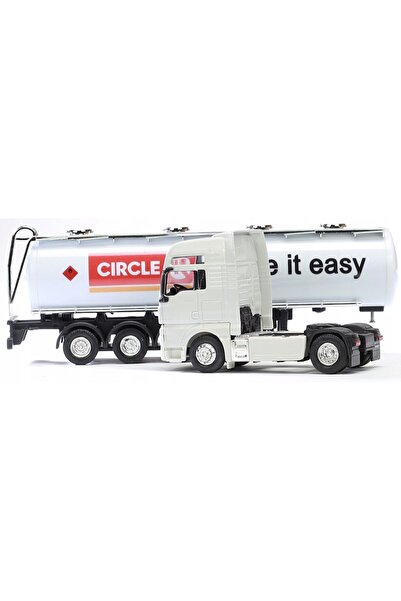 NO BRAND Model de camion metalic MAN CIRCLE K, camion cisternă pentru transpo...