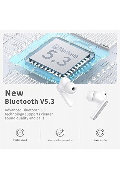 NO BRAND Căști wireless in-ear Bluetooth - Transparent