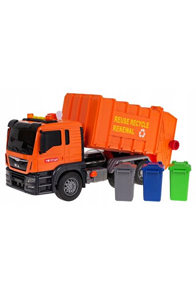 Ramiz Compactor de gunoi ecologic cu recipiente + sunete, pentru învățarea se...