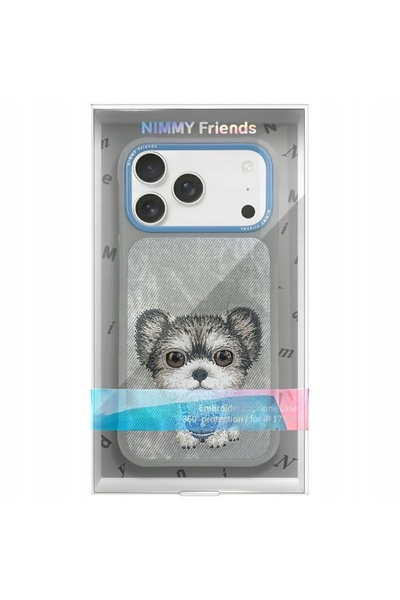 NO BRAND NIMMY ETUI BIG EYED PET 2.0 CÂINE PENTRU IPHONE 17 PRO CU PROTECȚIE