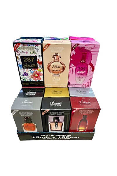 Smart Collection Perfume for Men 9 pcs, women 9 pcs (15ml) - Set of 18pcs
