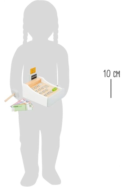 NO BRAND Jucărie din lemn Birou de taxe, ideală pentru joc de rol, distracție...