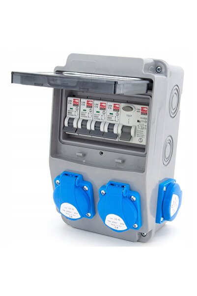 ELS Elektrotechnika Cutie de distribuție de grădină, cutie de siguranță, 4 pr...