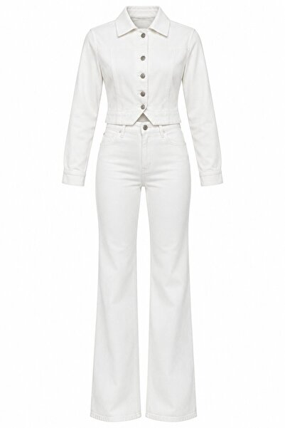 Laluvia Two Piece Sets - White - Normal Size