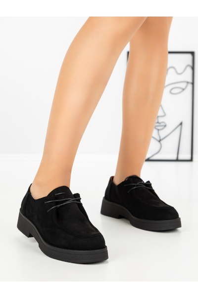 CM Pantofi casual dama negri din material textil Dahlia