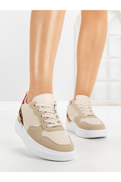 CM Sneakers dama model leopard din piele ecologica Divora