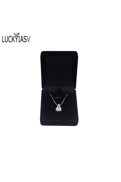 Choice Black Velvet Jewelry Box For Pendant Display Gift Boxes Jewellery Pack...