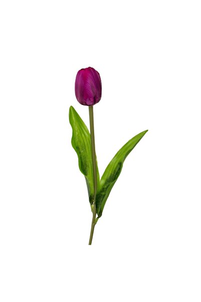 OEM Floare Artificială cu Tulpina Lunga Lalea Mov 55 cm – Decor Realist pentr...