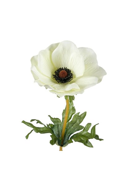 OEM Floare Artificială Anemona Albă 40 cm – Decor Realist pentru Casă și Even...