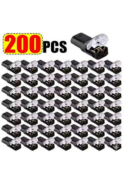 Choice 200 قطعة موصل كهربائي مقاوم للماء بـ 2 دبوس، 10-300 قطعة، قابس أسلاك ل...
