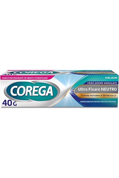 Corega Cremă fixatoare ultra-neutruă pentru proteze dentare, 40 g