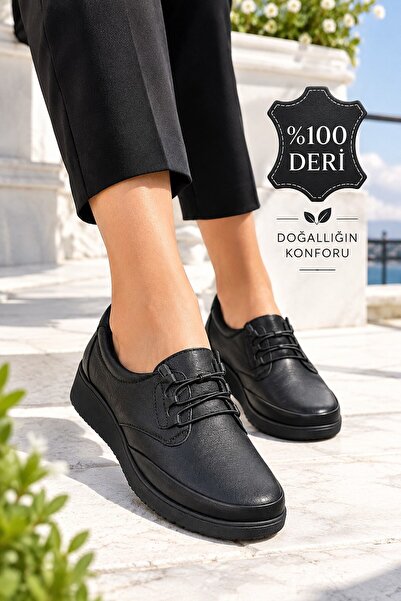 KAFKASLAR AYAKKABI Genuine Leather Winter Soft Padded Sole Orthopedic Women's...