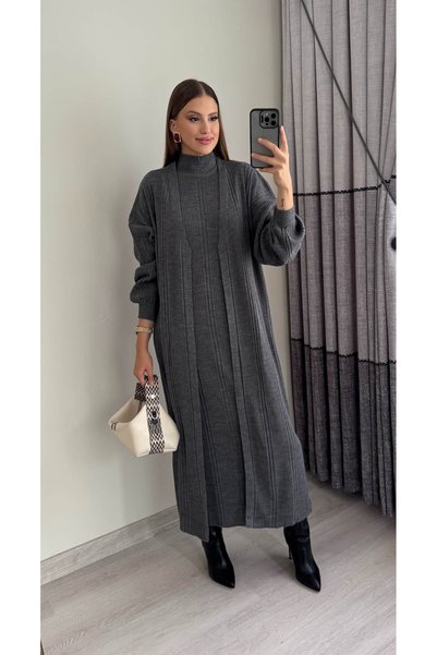 Govista Hırka Elbise Takım