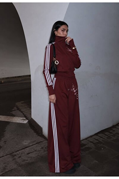 Minga London Two Piece Sets - Burgundy - Long