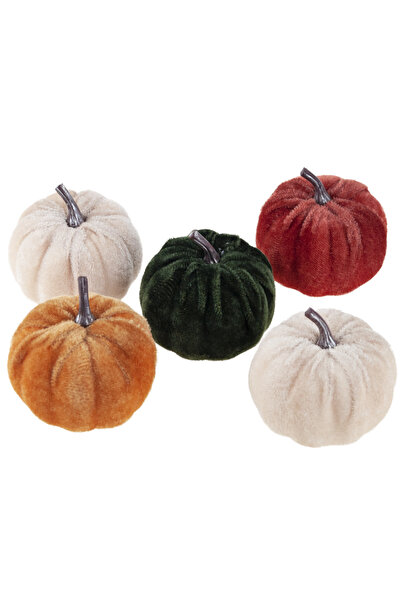 Martom Dovleci artificiali, set de 5, decorațiuni de toamnă și de Halloween