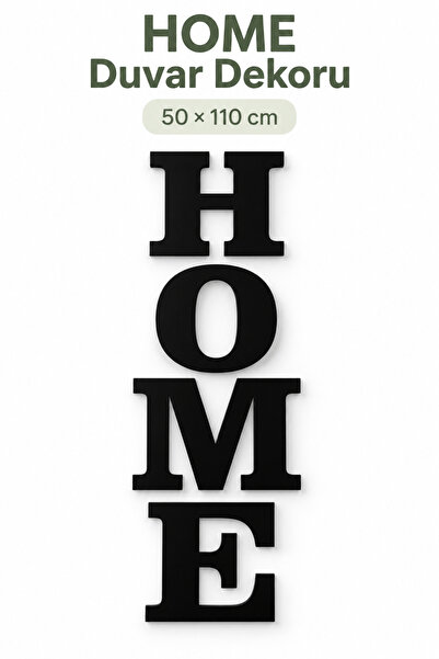 212toyzz Black Wooden Decorative Wall Art 50X110 cm – Modern Mdf Wall Ornamen...