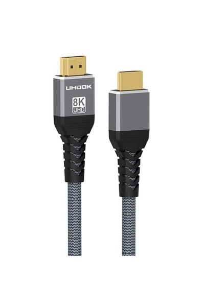 GENERAL كابل HDMI 8K بسرعة 48 جيجابت في الثانية، طول 6.6 قدم/2 متر، HDMI 2.1 ...