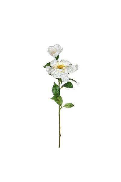 OEM Floare Artificială cu Tulpina Lunga Camelie Albă 66 cm – Decor Realist pe...