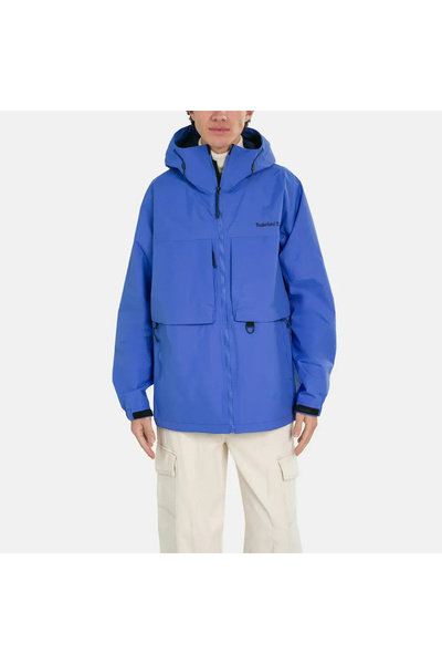 Timberland Jenness Mobi Flox Texh 2 L Waterproof Men's Blue Hooded Jacket