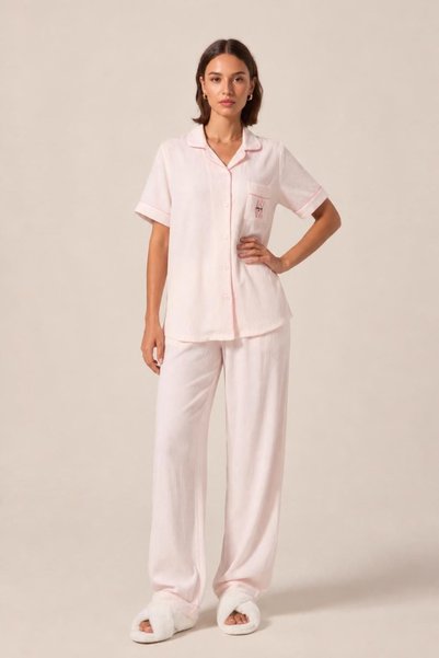 Safa Haute Couture Comfortable and Stylish Classic Pajamas with Attractive Po...