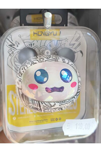 Generic Brand Căști Audio In-Ear Wireless Bluetooth, Design Panda Anime cu Gr...