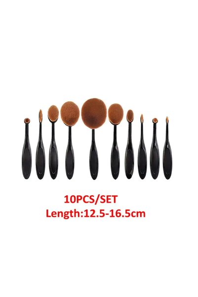 Choice TT235 10PCS/SET Blending Brushes Kit Holders Mixed Size For DIY Crafts...