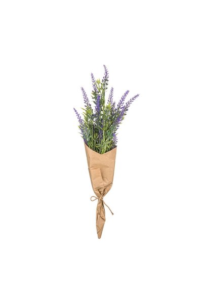 OEM Ramură Artificială cu Flori Mov de Lavanda 50 cm – Decor Realist pentru C...