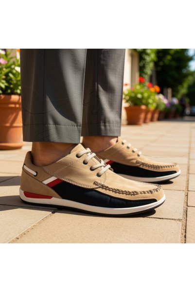 Scootland Men's Casual Marine Group Nubuck Shoes 15547