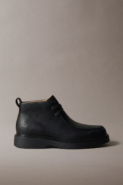 Calvin Klein COMBAT APRON MID BOOT LTH