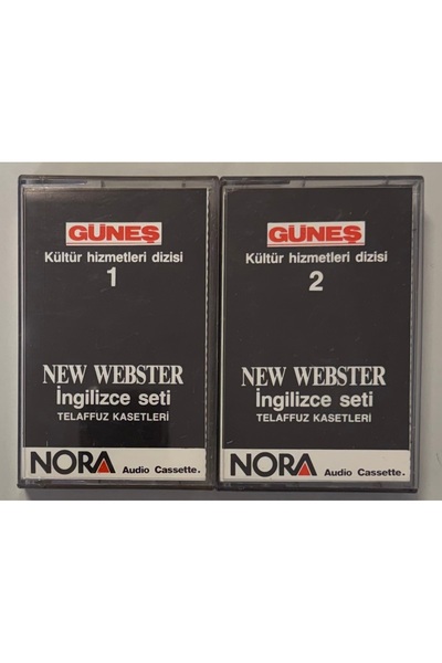 Nora New webster english set pronunciation cassettes 1-2